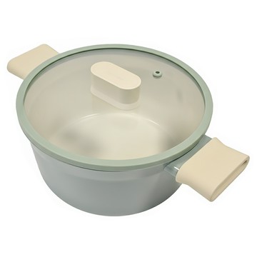 LocknLock 樂扣樂扣 Suit系列 雙柄湯鍋  20cm  薄荷綠  1個