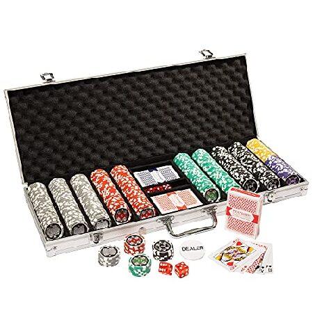 Ace Casino Poker Chip Set in Aluminum Carry Case Holo Inlay