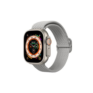 Apple Watch Ultra (49mm) Apple Watch 專用編織錶帶 灰