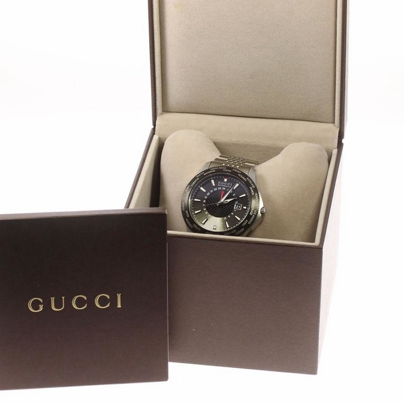 ☆美品 ☆内箱・保証書付き【GUCCI】グッチ Ｇタイムレス GMT 126.2