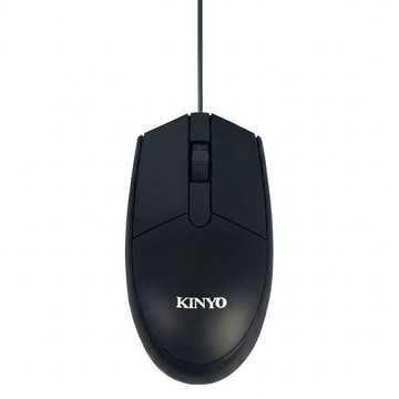Kinyo USB光學滑鼠  KM-601  黑色