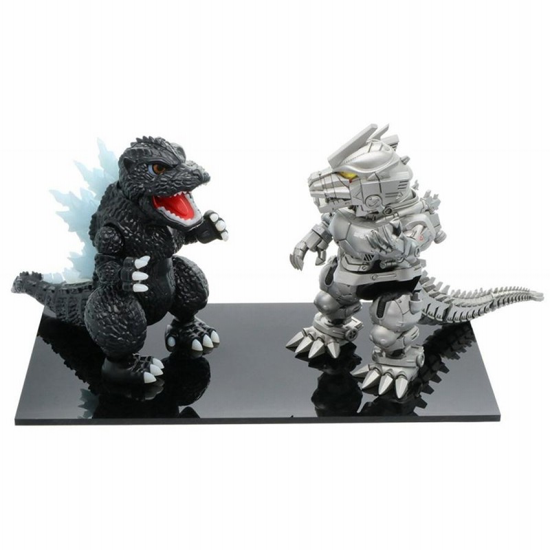 ノンスケールプラモデル チビマル ゴジラ VS 三式機龍 対決
