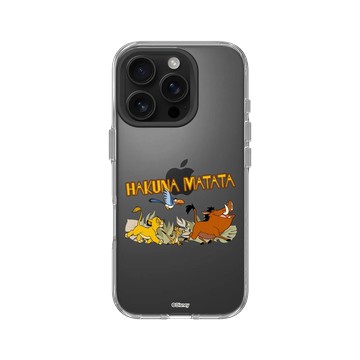 iPhone 16 Pro Clear 透明 - Disney - Lion King 迪士尼-獅子王 - 辛巴&丁滿&彭彭-「Hakuna Matata!」