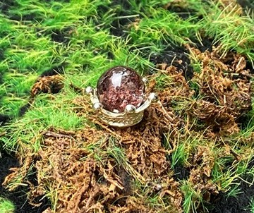 能量擺飾-有球必應 小小迷你彩光紅幽靈水晶球 旺事業 旺人緣