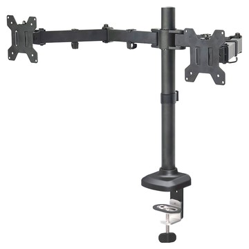 Ermutek 二木科技 強化升級版桌上型快拆懸臂式13-27吋雙電腦螢幕支架 低碳鋼材質 尺寸44x20x9cm  DM-024  1個