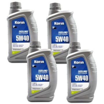 【Korin】Excellence 5W40 SP全合成機油1L*4入組
