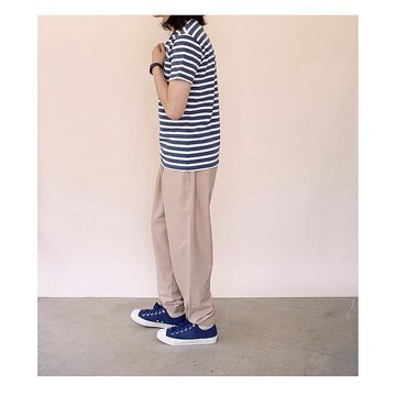 SOLOTEX  Pantaloons 日本製面料寬松慵懶風收口松緊長褲