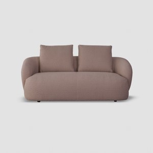 FLEXLUX Torino 布質沙發 兩人 186cm 粉藕