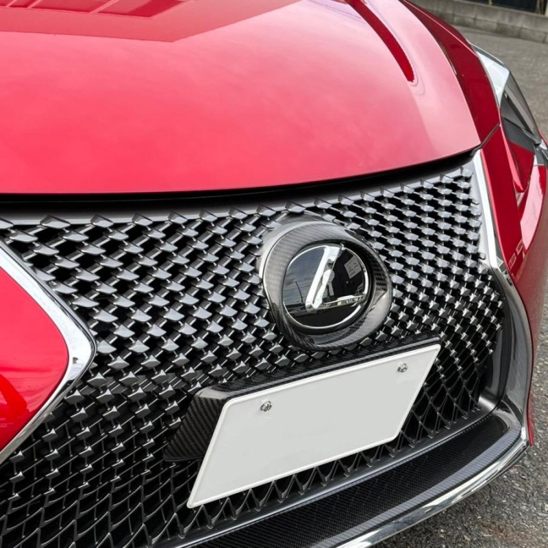 カーボンアディクト LC500 フロントナンバーフレーム 交換式 ドライ ...