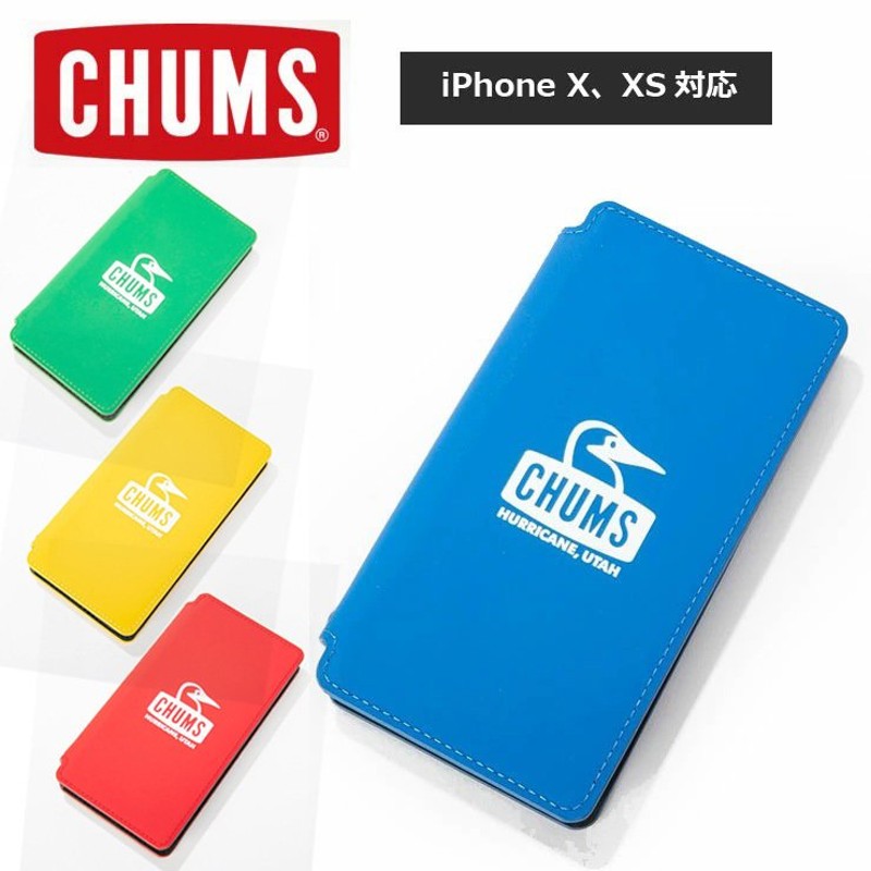 チャムス スマホケース CHUMS ターポリン ダイアリーケース フォー アイフォン iphone10 iphone10s スマホ CH62-1486  通販 LINEポイント最大0.5%GET | LINEショッピング