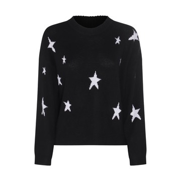 Zadig & Voltaire - Black Cashmere Star Sweater