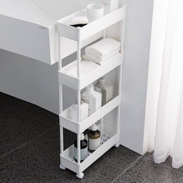 日本精工衛生間置物架落地式浴室夾縫收納架家用廁所洗澡間