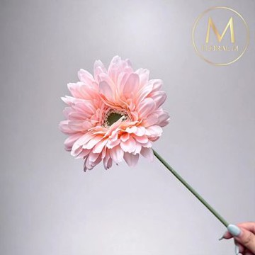 【Floral M】夏日小太陽非洲菊甜蜜粉仿真花花材3入組(人造花/仿真花/假花/花藝DIY/裝飾花材)