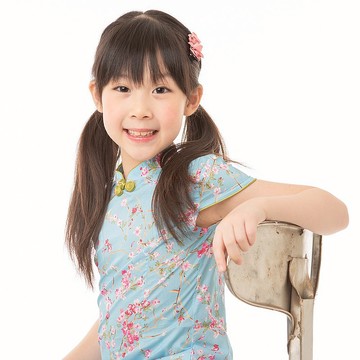 兒童旗袍 古風 四季款 蘭桂齊芳