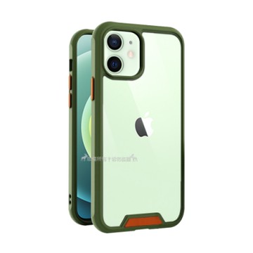 VXTRA美國軍工級防摔技術 iPhone 12 mini 5.4吋 氣囊保護殼 手機殼(迷彩綠)