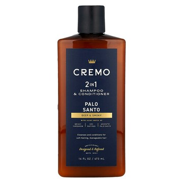 Cremo, 典2 合 1 洗髮水和護髮素，綠檀香，16 液量盎司（473 毫升）