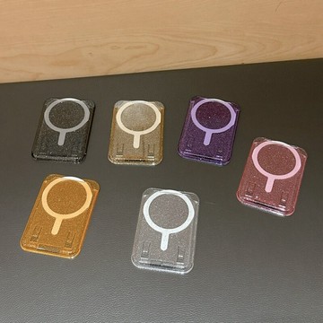 新款 閃粉磁吸卡包 手機殼磁吸卡包 Magsafe磁吸 PC硬殼卡包 可拆卸 適用 iPhone 17 手機殼 磁吸卡包