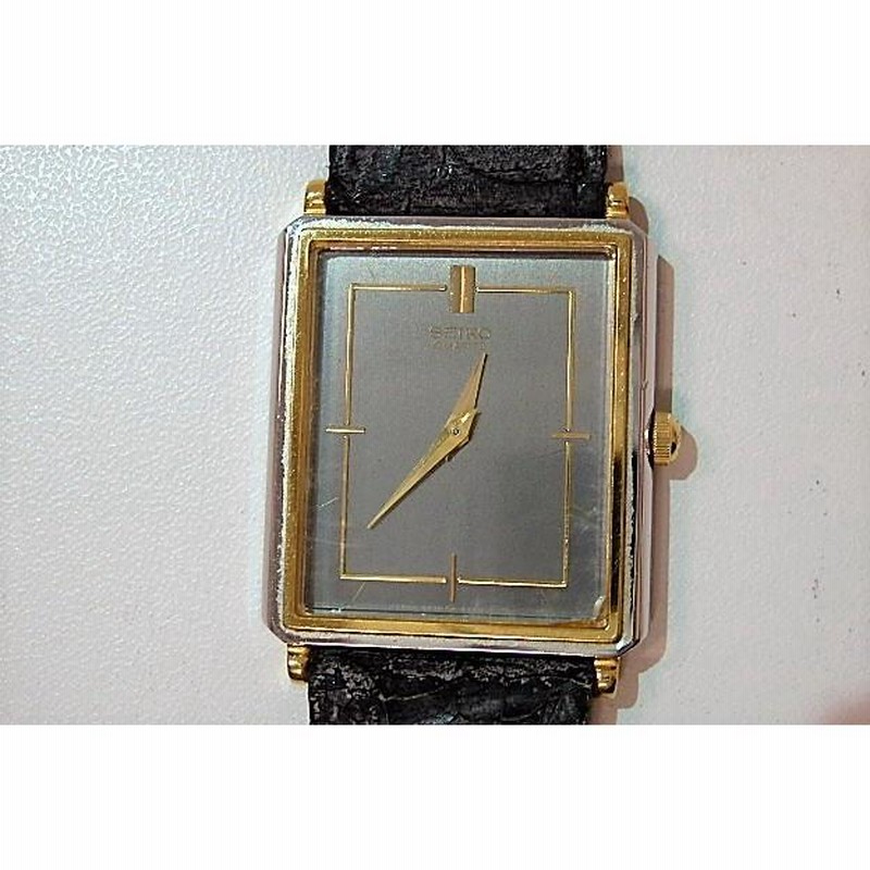 セイコー SEIKO レディース 腕時計 6530-5730 スクエア シルバー