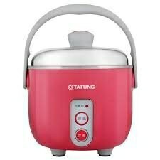 大同三人份超美型小電鍋 TAC-03D-NI 桃紅色 內外鍋皆不鏽鋼【APP 4%回饋】