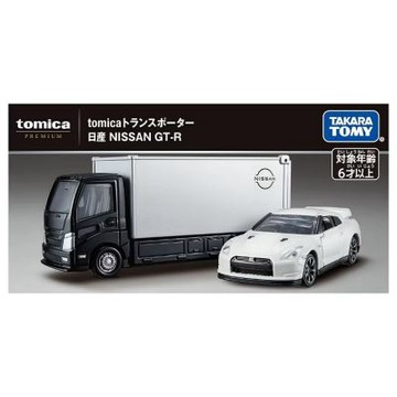 日本TOMICA PRM載運車-日產GT-R TM99682 多美小汽車
