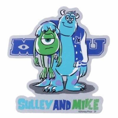 ダイカット ビニール ステッカー ステッカー マイク サリー モンスターズインク ディズニー スモールプラネット デコシール 防水 キャラクター 通販 Lineポイント最大get Lineショッピング