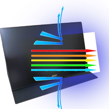 【Ezstick】MSI MAG162V 可攜式螢幕 防藍光螢幕貼｜鏡面/霧面可選｜筆電螢幕保護貼