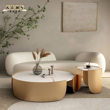 工廠直銷 附發票 茶幾 茶桌 巖板輕奢巖圓形 茶幾 設計師客廳北歐創意現代簡約家用小戶型網紅特惠/店長優選 茶幾桌 茶幾組合桌 邊幾 全館折扣 售後保障k5318