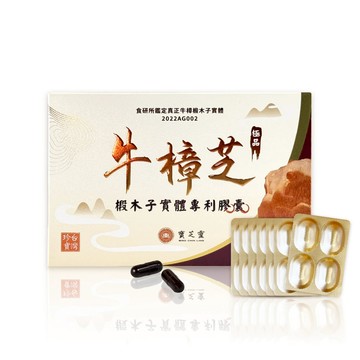 【寶芝靈】牛樟芝椴木子實體專利膠囊