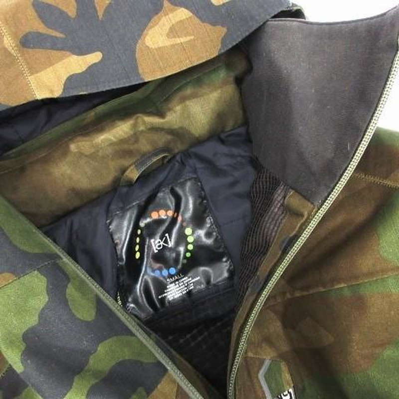 Burton AK バートン スノーボードウェア GORE-TEX 迷彩 止水ジッパー ゴアテックス ジャケット カモフラ CAMO S メンズ 中古  70007027 | LINEショッピング