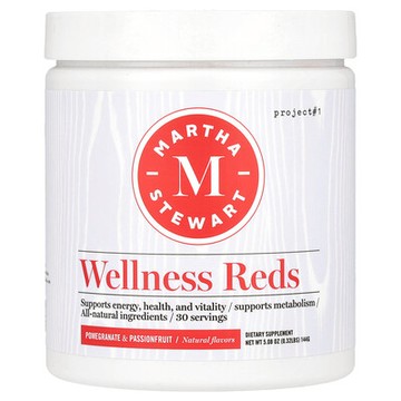 Martha Stewart Wellness, Wellness Reds，石榴和西番蓮，5.08 盎司（144 克）
