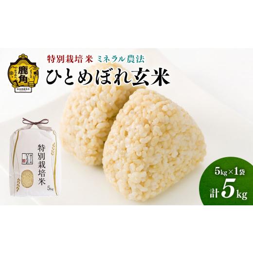 ふるさと納税 秋田県 鹿角市 令和5年産 特別栽培米 ミネラル農法 単一原料米「ひとめぼれ」玄米 5kg●2023年10月下旬発送開始　ミネラル 米 お…