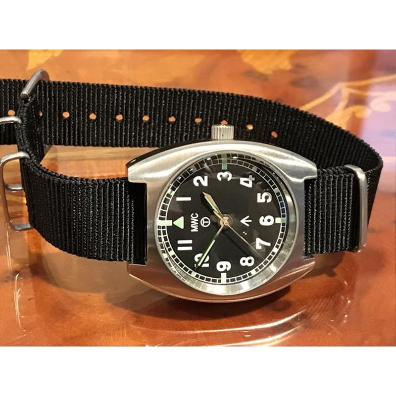 MWC 時計 nato ベルト MWC時計/NATOストラップ22mm ブラックPVD - MWC時計専門店