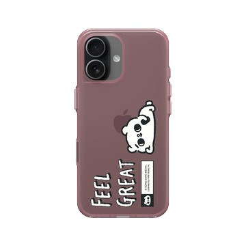iPhone 17 Clear (相機按鈕) 晶醺玫 - 爽爽貓 Song Song Meow by SECOND - 爽爽貓Feel Great