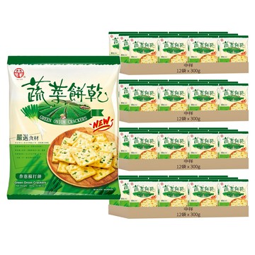 中祥 香蔥蘇打餅  48袋  300g