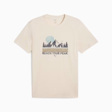 PUMA 短T 跑步系列 OUTDOOR 卡其 圖樣 短袖 T恤 男 52659887