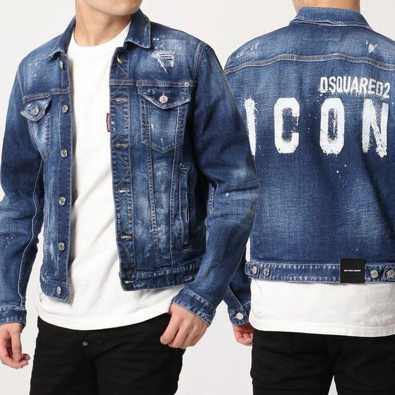 DSQUARED2 ディースクエアード デニムジャケット S79AM0033 S30342 ...