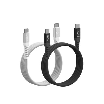 MagFlex™ USB-C 60W 磁吸隨卷充電線 (1公尺) 黑色
