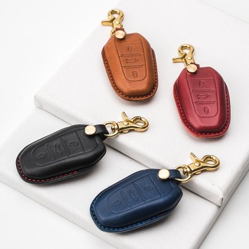 Peugeot 寶獅 2008 3008 5008 車鑰匙皮套 智能鑰匙皮套 汽車鑰匙