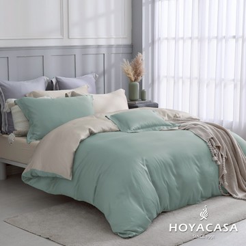 HOYACASA 60支天絲被套床包組｜青森若暮｜法式簡約｜(單人/雙人/加大/特大)