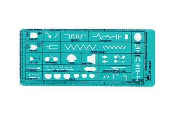 Life 徠福 TP-404A 電腦流程電子電工符號定規 (73 x 171 x 0.8mm)【APP滿額下單10%點數(單一帳號最高5000點)】1/31止