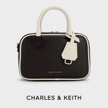 【CHARLES & KEITH】Sianna 方形托特包 附提袋｜秋冬新品｜閃耀派對季｜生日禮物｜快速出貨｜小CK
