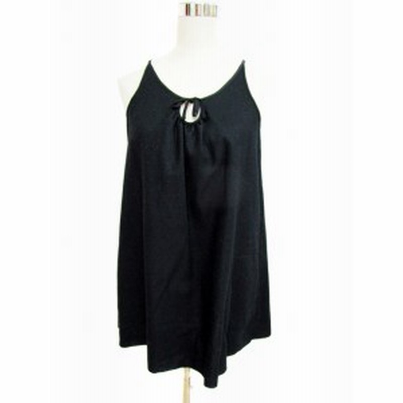 中古 ドレステリア Dressterior ワンピース チュニック カットソー Uネック ノースリーブ 黒 ブラック レディース 通販 Lineポイント最大1 0 Get Lineショッピング