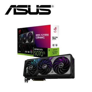 華碩 ROG-STRIX-RTX5070Ti-O16G-GAMING 顯示+華碩 TUF GAMING 1000W ATX3.1 金牌 電源供應器+華碩 XH01 ROG Herculx 顯卡支撐架