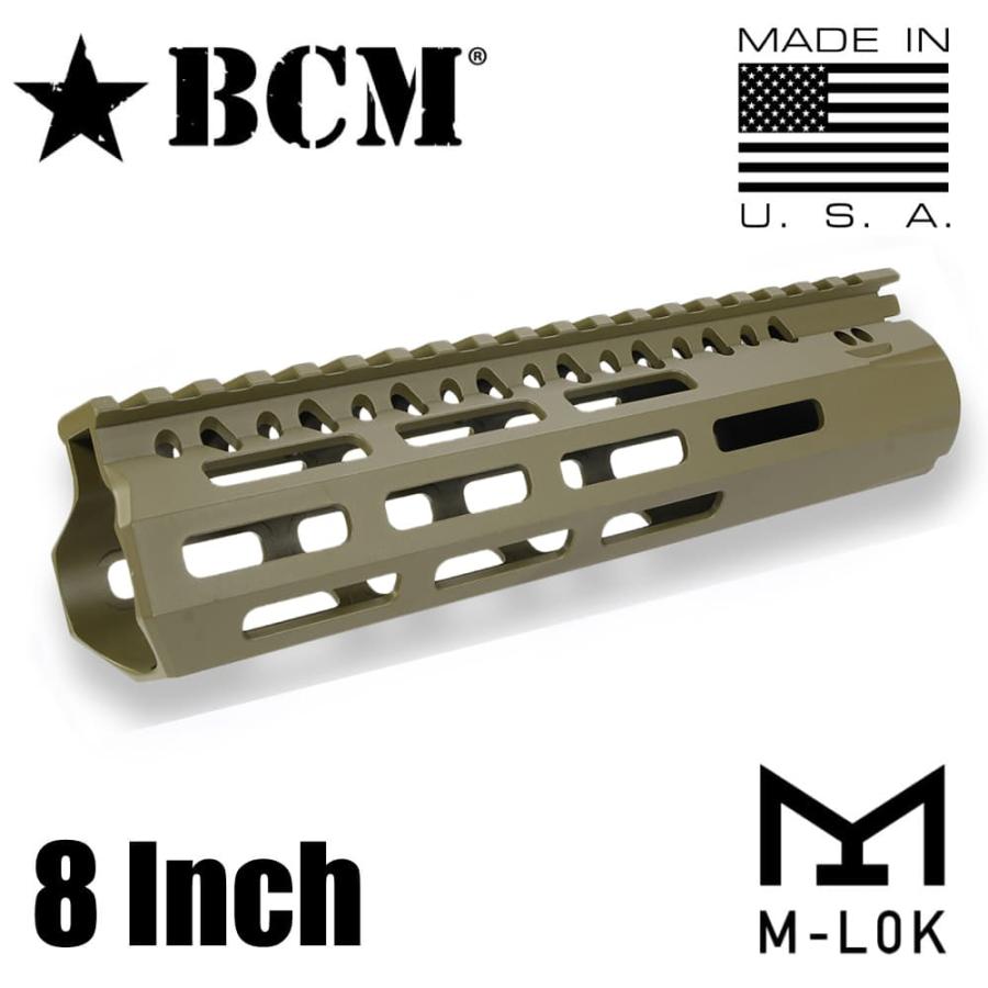 BCM ハンドガード MCMR M-LOK アルミ合金製 M4/AR15用 [ フラットダークアース / 8インチ ] 米国製 | LINEショッピング