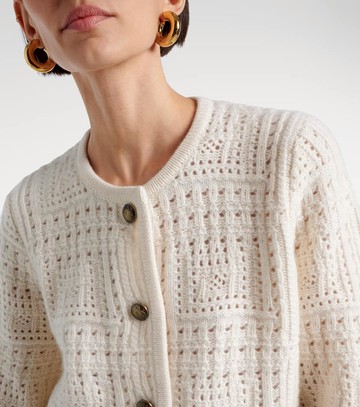 Nili Lotan Harry open-knit cashmere cardigan