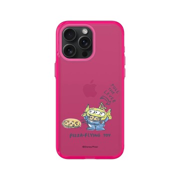 iPhone 15 Pro Max Clear 粉漾桃 - 迪士尼-玩具總動員 Toy Story - 三眼怪披薩玩具