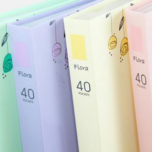 韓國辦公文具 多頁資料冊透明插頁資料夾 文件夾試卷夾檔案收納