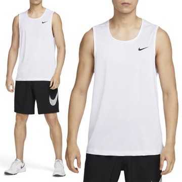Nike As M Nk Df Ready Tank 男款 白色 上衣 訓練 運動 慢跑 背心 DV9814-100