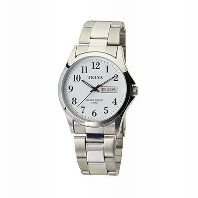 クレファー 腕時計 アナログ 防水 日付 曜日 メタルバンド Te Am178 Wts メンズ シルバー 通販 Lineポイント最大get Lineショッピング