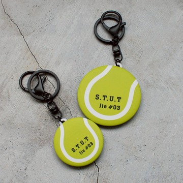 訂做你的名字 🎾客製化網球吊飾🎾 4.4CM/5.8CM 滿百不含運才出貨!中英文語言字數皆不限!單面單面單面